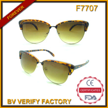 F7707 PC venta caliente de moda y gafas de sol de Metal